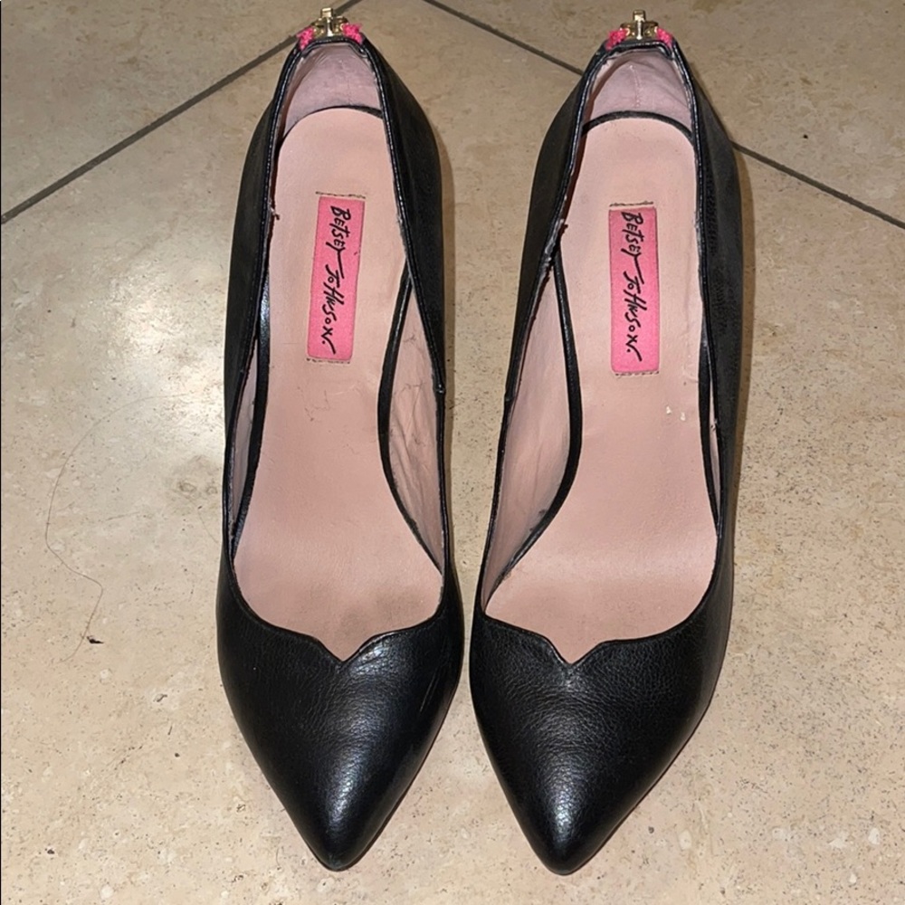 Black Betsy Johnson heels